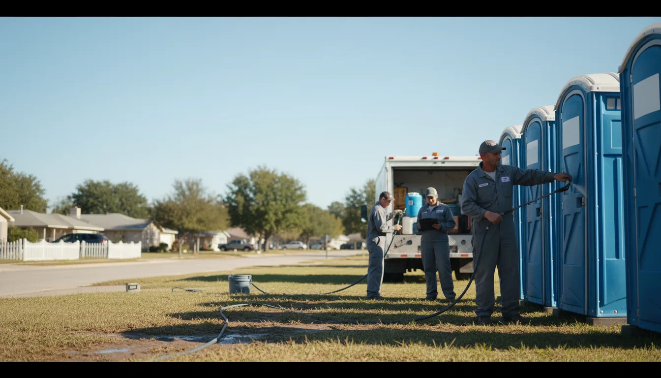 Long-Term Portable Toilet Rental in Cloverdale, OH near me